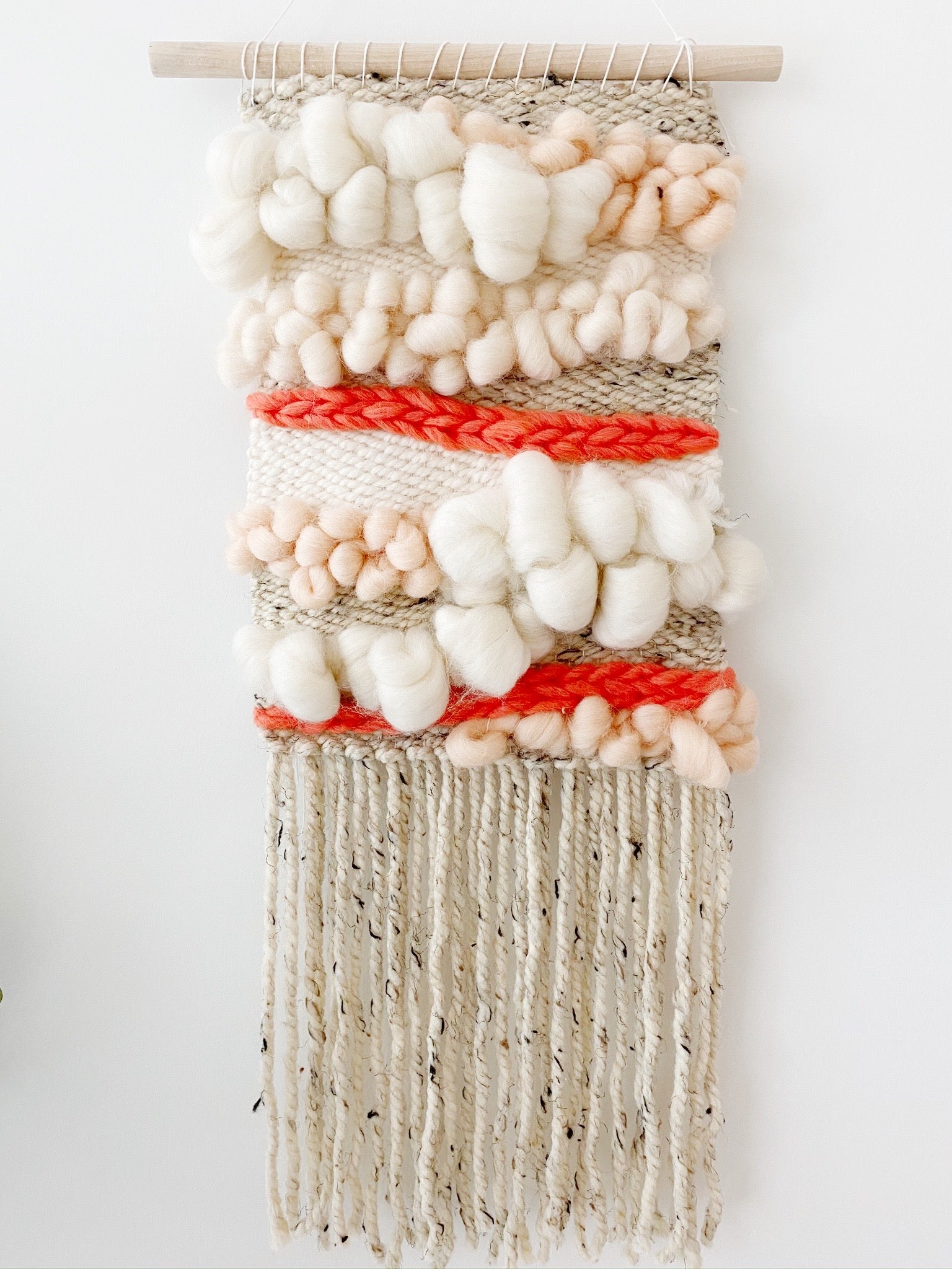 Woven Wall Hanging - Pink Cloud